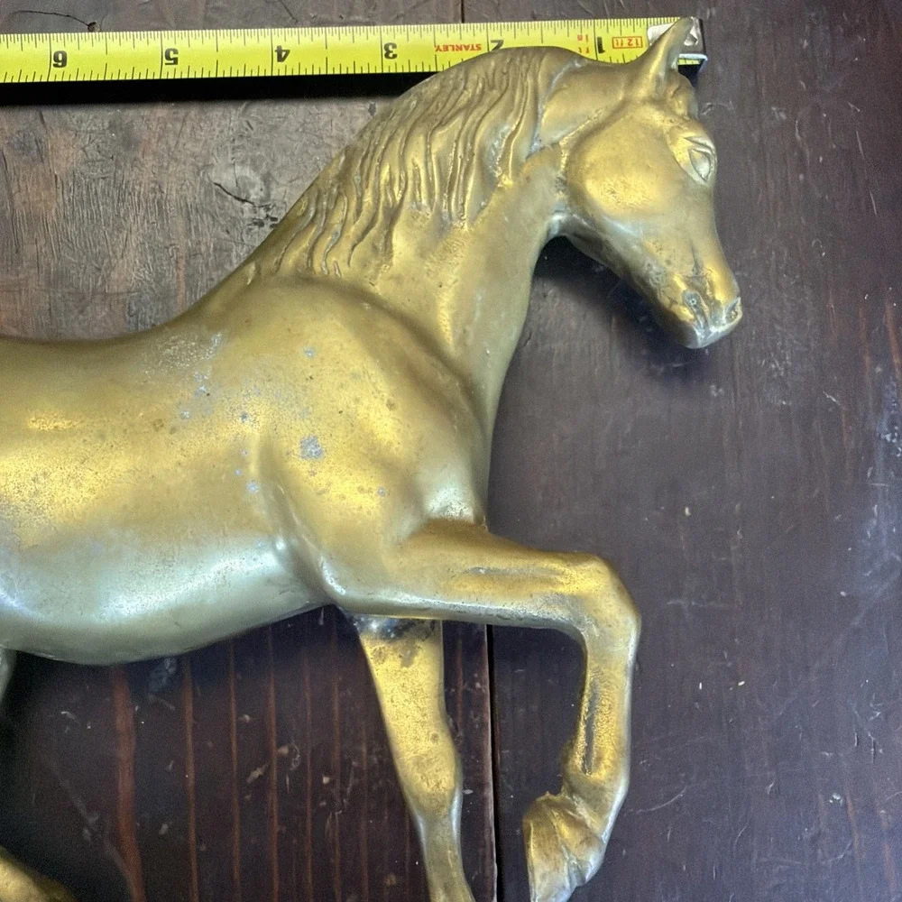 Horse Brass Statue